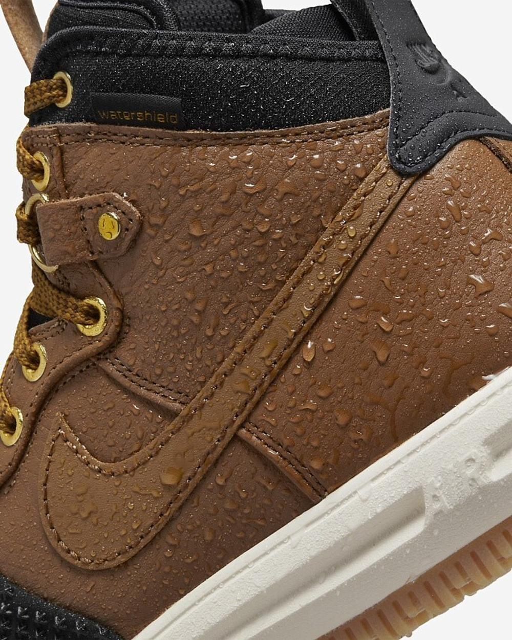 Кроссовки Nike Lunar Force 1, коричн.