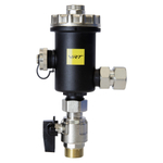 Фильтр самоочищающийся магнитный  3/4'' вн/вн дешламатор для котла , корпус черн. пластик VRT