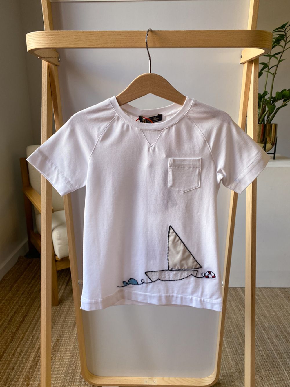 Новая хлопковая футболка Loro Piana, 116