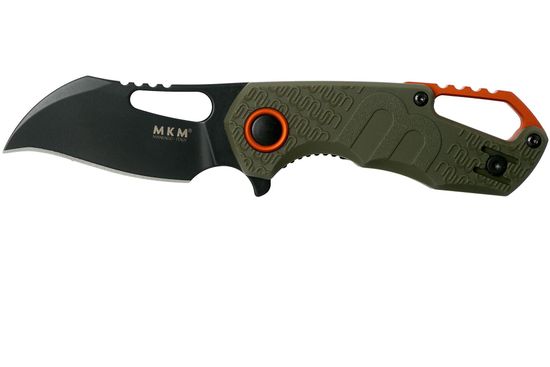 Складной нож MKM "ISONZO" MKM/FX03 1PGO c клинком из стали Böhler N690, рукоять FRN