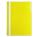 Папка скоросшиватель inФОРМАТ А4 желт. пластик 150 мкм карман д/маркир.этикет.