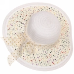 Шляпа женская с широкими полями «TiraMiSu- Адель», микс 5 цветов, р58, ширина полей 13 см