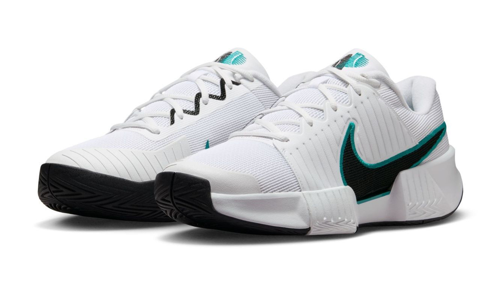 Теннисные кроссовки Nike Zoom GP Challenge Pro - white/black radiant/emerald