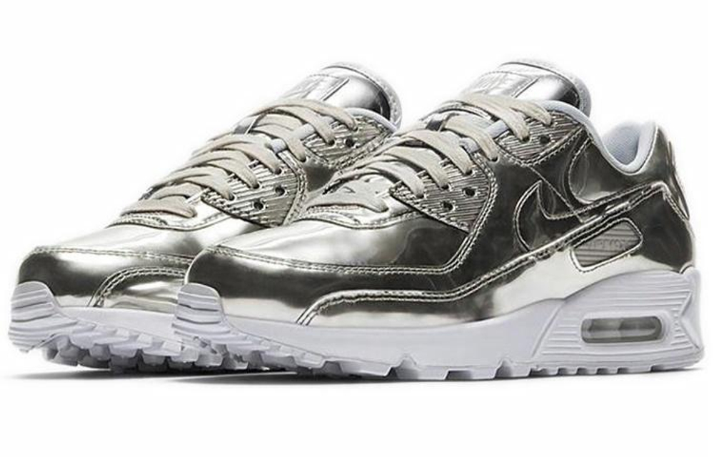 Кроссовки Nike Air Max 90 Sp "Metallic Chrome" (Женская размерная сетка)