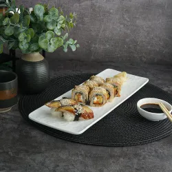 Блюдо прямоугольное 36*13 см h2 см White Matt Panasia P.L. Proff Cuisine [4]