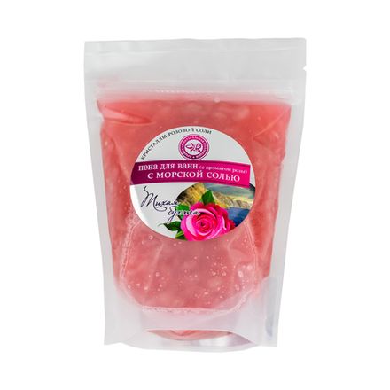 Пена для ванн с морской солью "Тихая бухта" с ароматом розы