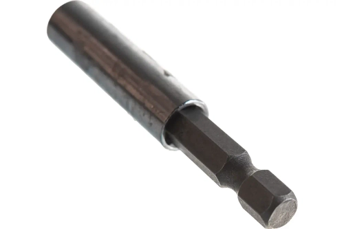57604 Адаптер для бит, магнитный фиксатор, хвостовик CrV сталь, 60мм
