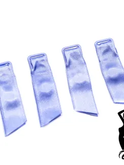 Чулкодержатель с лентой, сиреневый