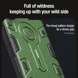 Противоударный чехол с защитой камеры Nillkin CamShield Armor PROP Case для Samsung Galaxy S25 Ultra
