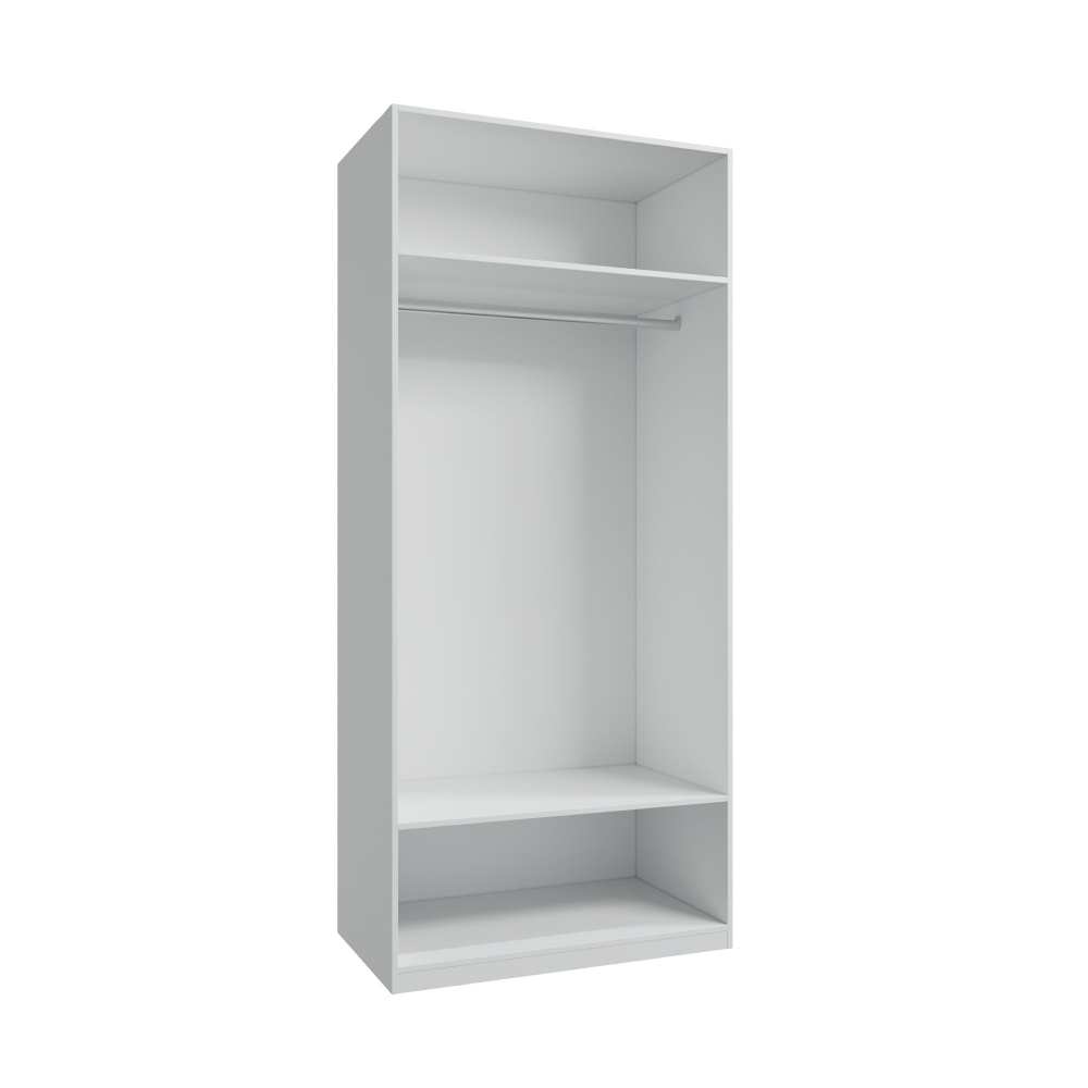 Шкаф для одежды, стеллаж, Париж, белый