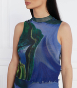 Топ Desigual x Monsieur Christian Lacroix Desigual - темно-синий(24SWTKA4)