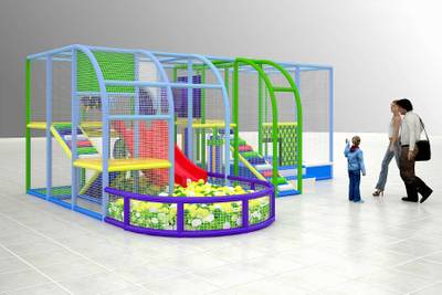 Детский игровой лабиринт «В мире забав»