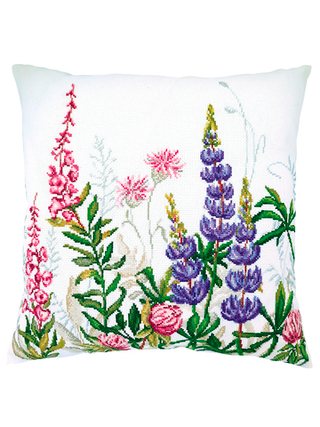 "Люпины"-СU073  подушка