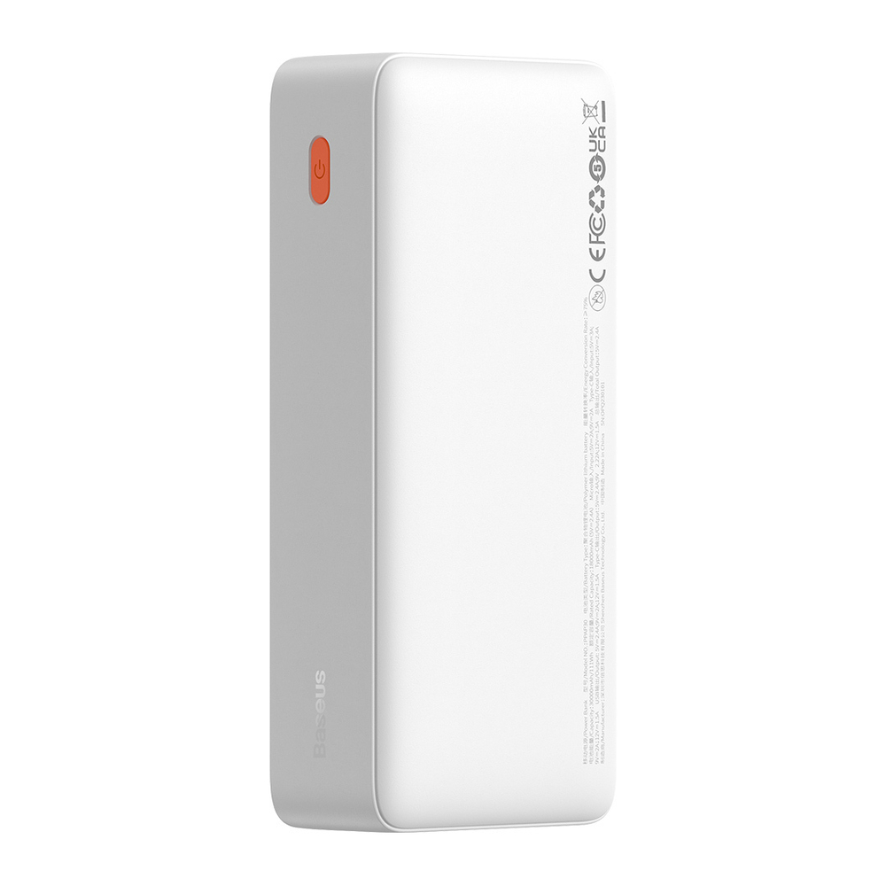 Внешний аккумулятор Baseus Airpow Fast Charge Power Bank C+U 30000mAh 20W - White