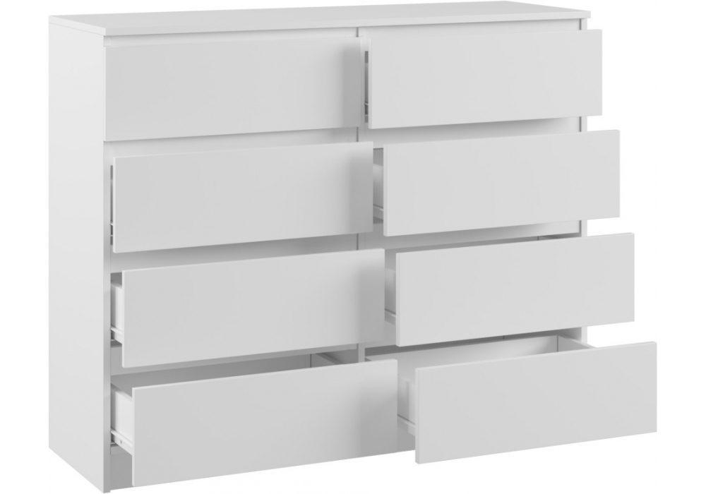 Комод Woodville Мадера 1200.8 лдсп белый