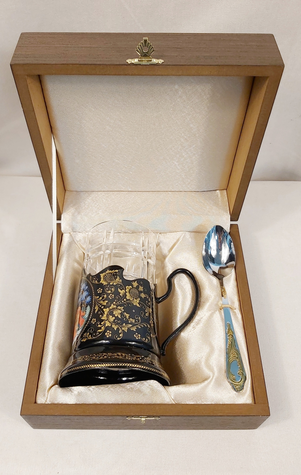 Чайный набор "Морозко" (Ручная роспись Палех)