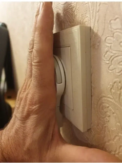 Удлинитель электрический с плоской потайной вилкой невидимкой с Кольцом 1м 3розетки