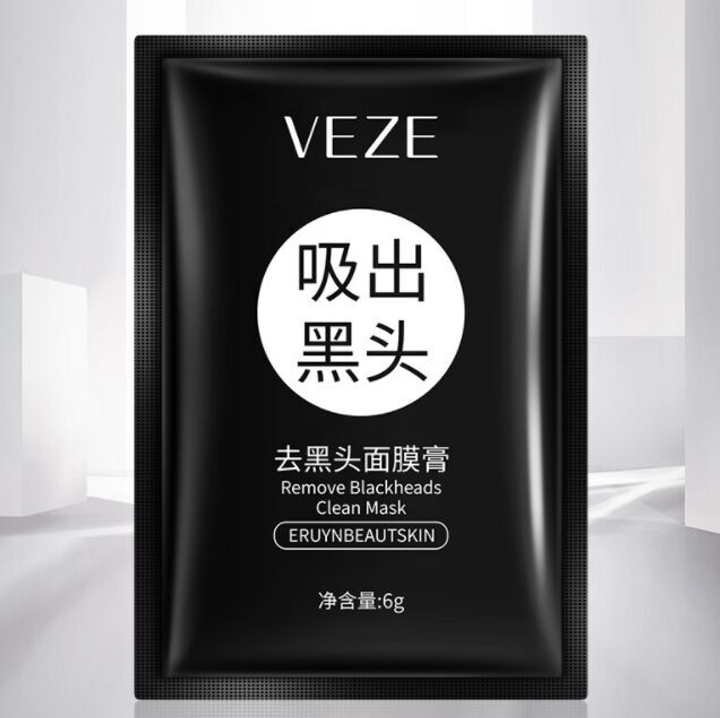 Маска-пленка Venzen с бамбуковым углем от черных точек Remove blackheads Clean 6 г