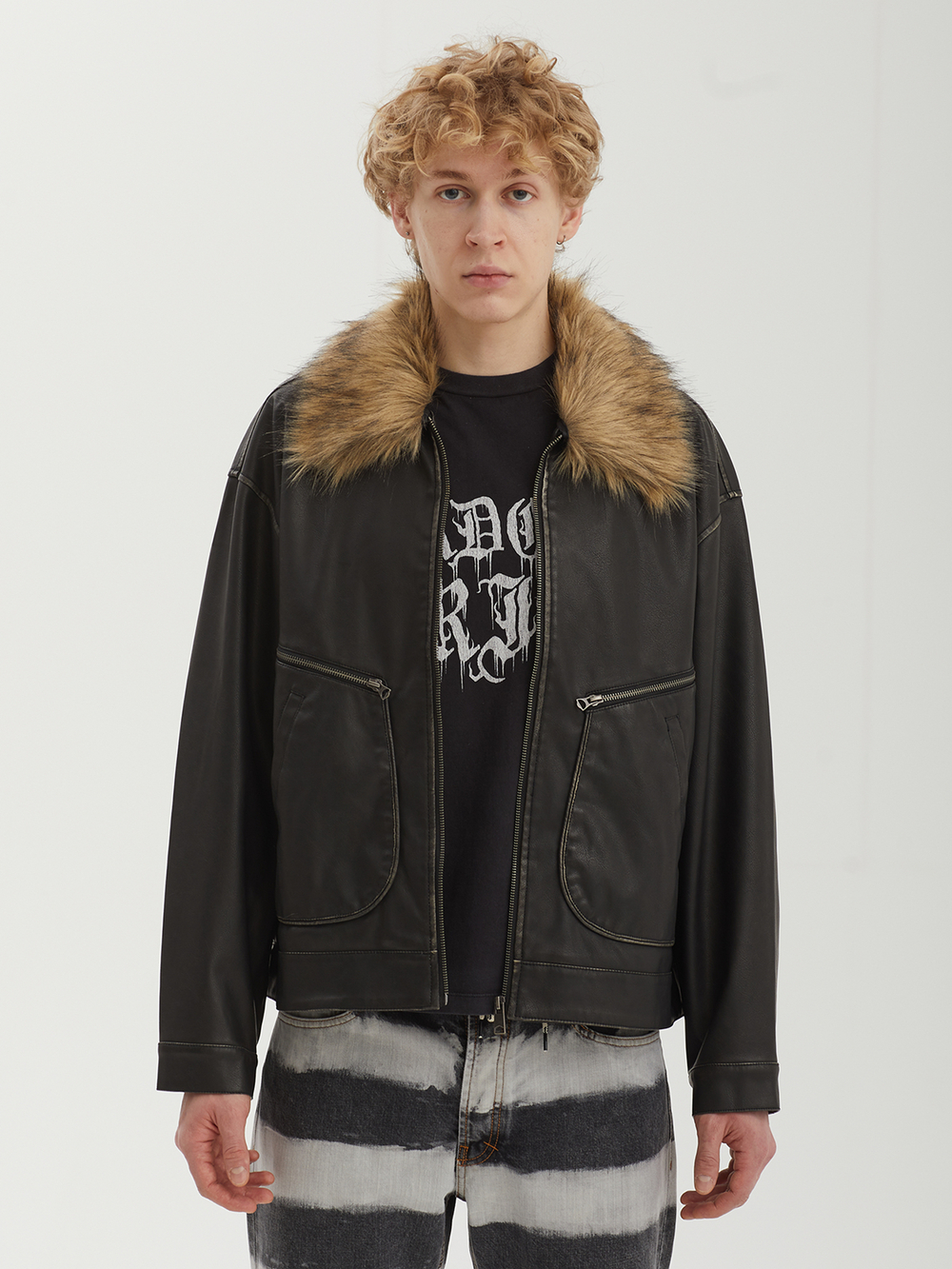 Мужской Бомбер Swarm Varsity