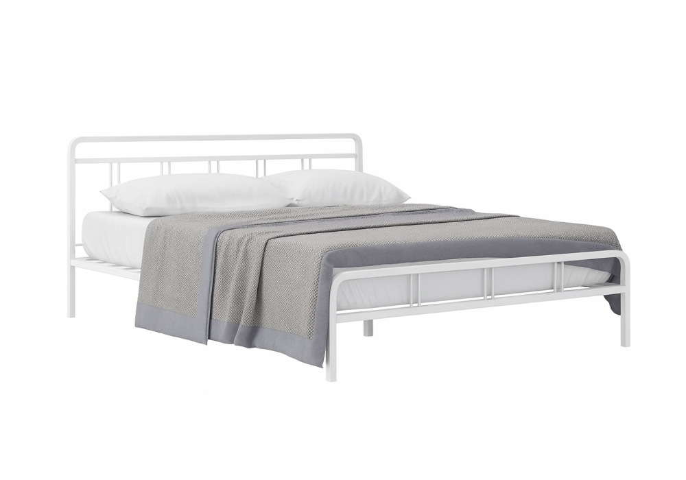 Кровать Woodville Рейк 120х200 белая