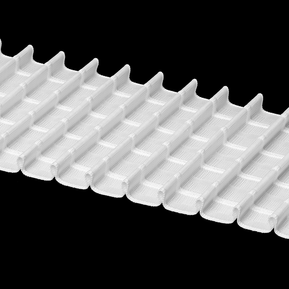 Шторная лента Oz-Is арт. 4338 Р, коэф сборки 1:2,0, цвет белый (ширина 100 mm)
