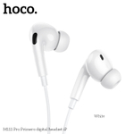Наушники с микрофоном HOCO M111 Pro Lightning (белый) работают без Bluetooth