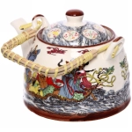 Чайник заварочный керамический 400мл с ситом «Хан»