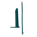 Зеленая вибронасадка 17см для двойного проникновения Lola Games Pure Passion Rori Green 1205-03lola