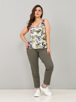 Майка М-040/молоко-акварельгортензия