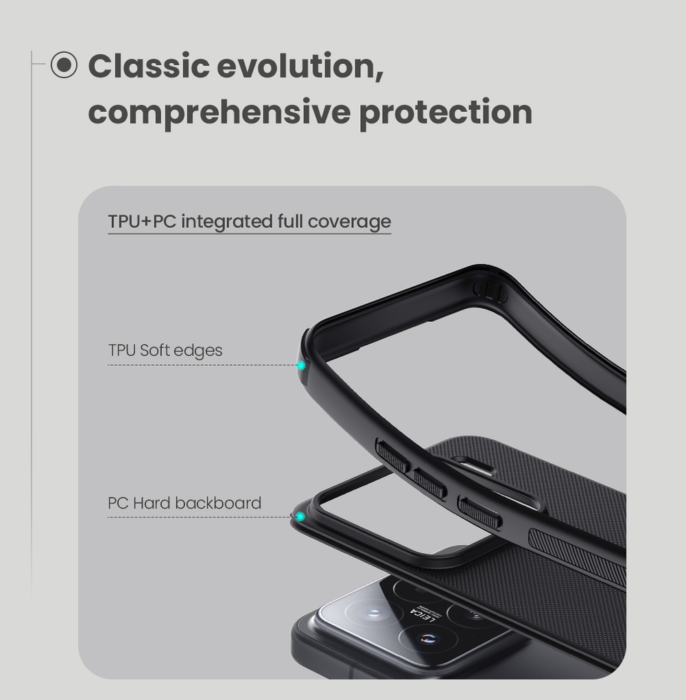 Усиленный чехол от Nillkin для смартфона Xiaomi 15, серия Super Frosted Shield Pro