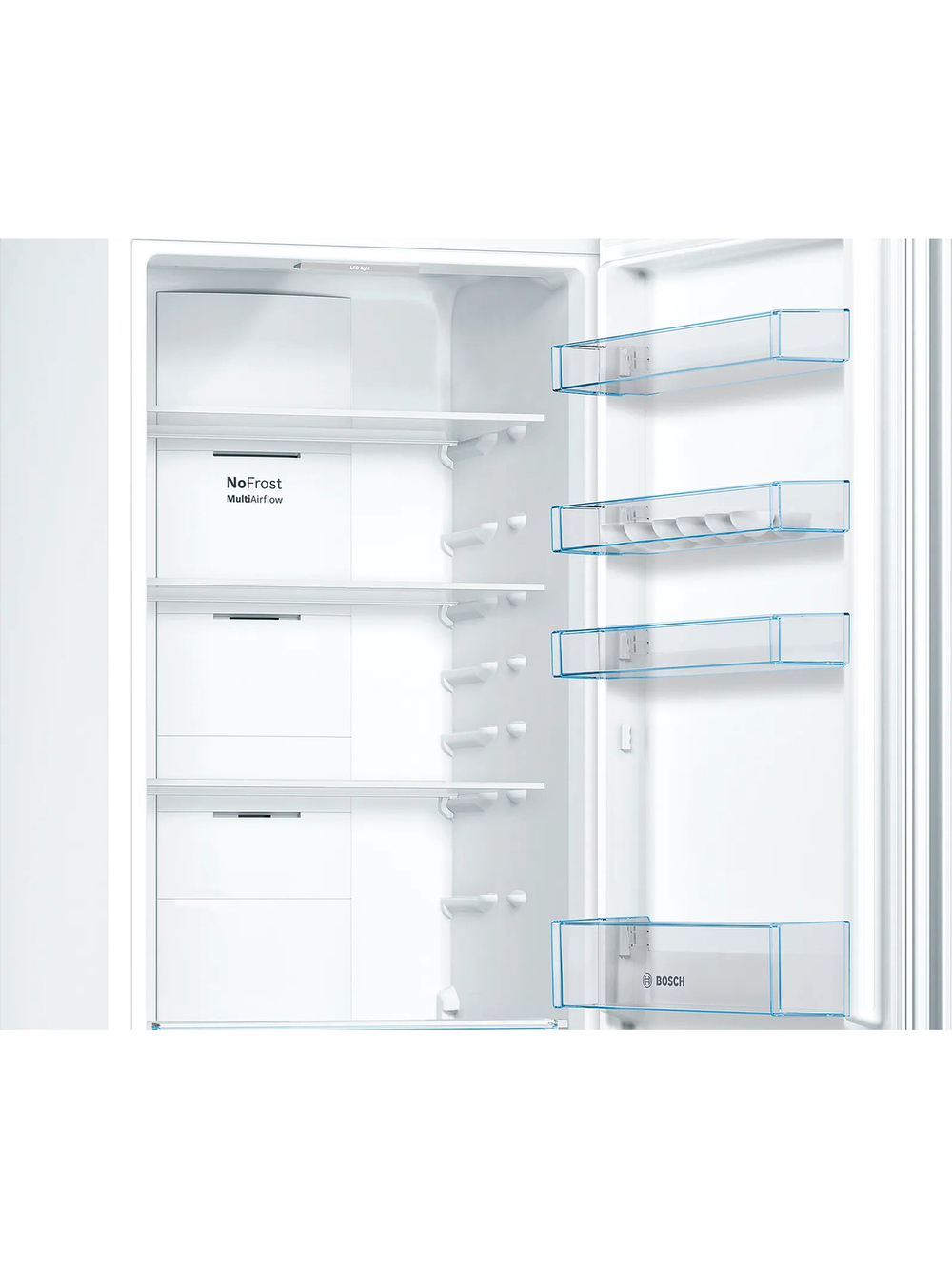 Холодильник BOSCH KGN39UW30U, Serie 4, двухкамерный, А++, 366 л, морозилка 87 л, белый