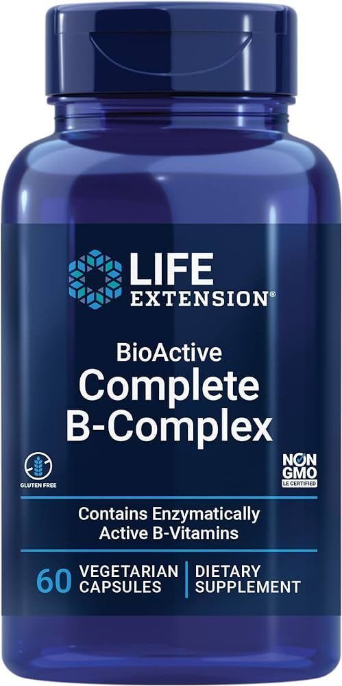 Life Extension, BioActive Complete B-Complex 60 softgels | Биоактивный полный комплекс витаминов B