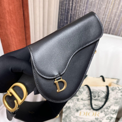 Christian Dior Saddle Belt With Pouch