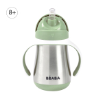 Поильник термос с трубочкой BEABA 250 мл зеленый