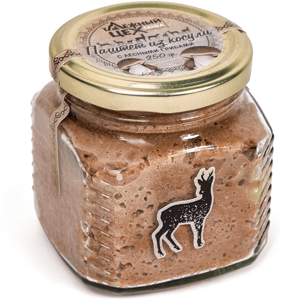 Паштет из косули с лесными грибами 250г.