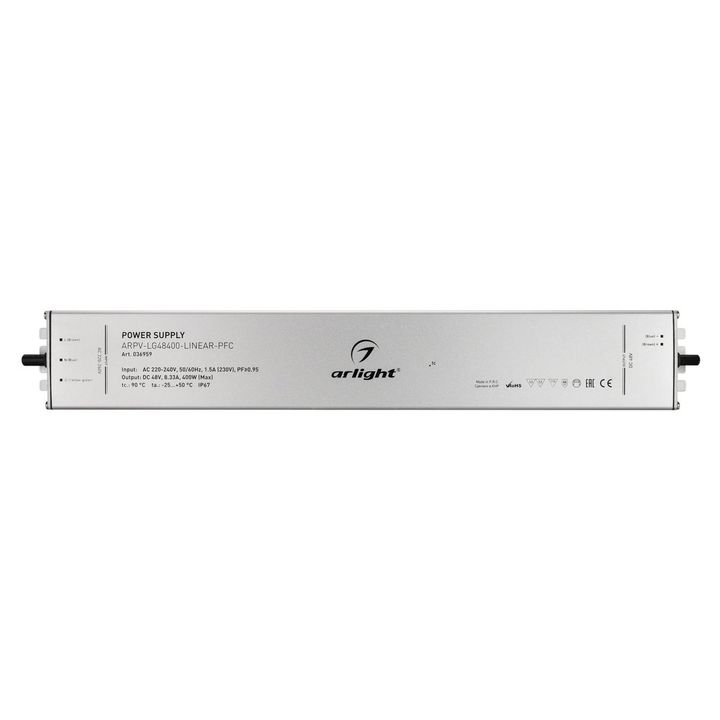 Блок питания Arlight ARPV-LG48400-Linear-PFC 48V 400W IP67 8,33A 036959