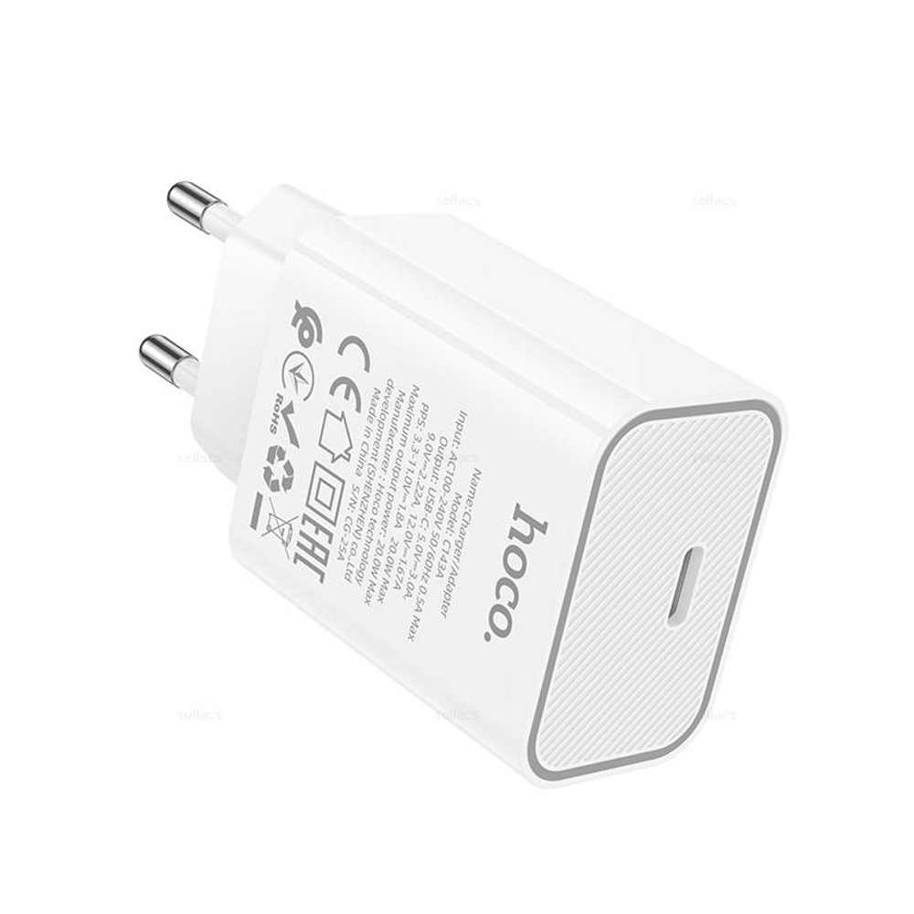 Зарядное устройство Hoco C143A PD20W (white)