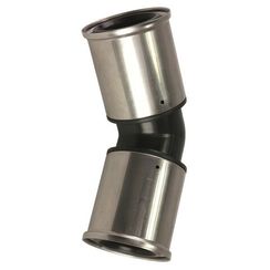 Угольник HENCO 45гр, ПВДФ пресс, 40x40