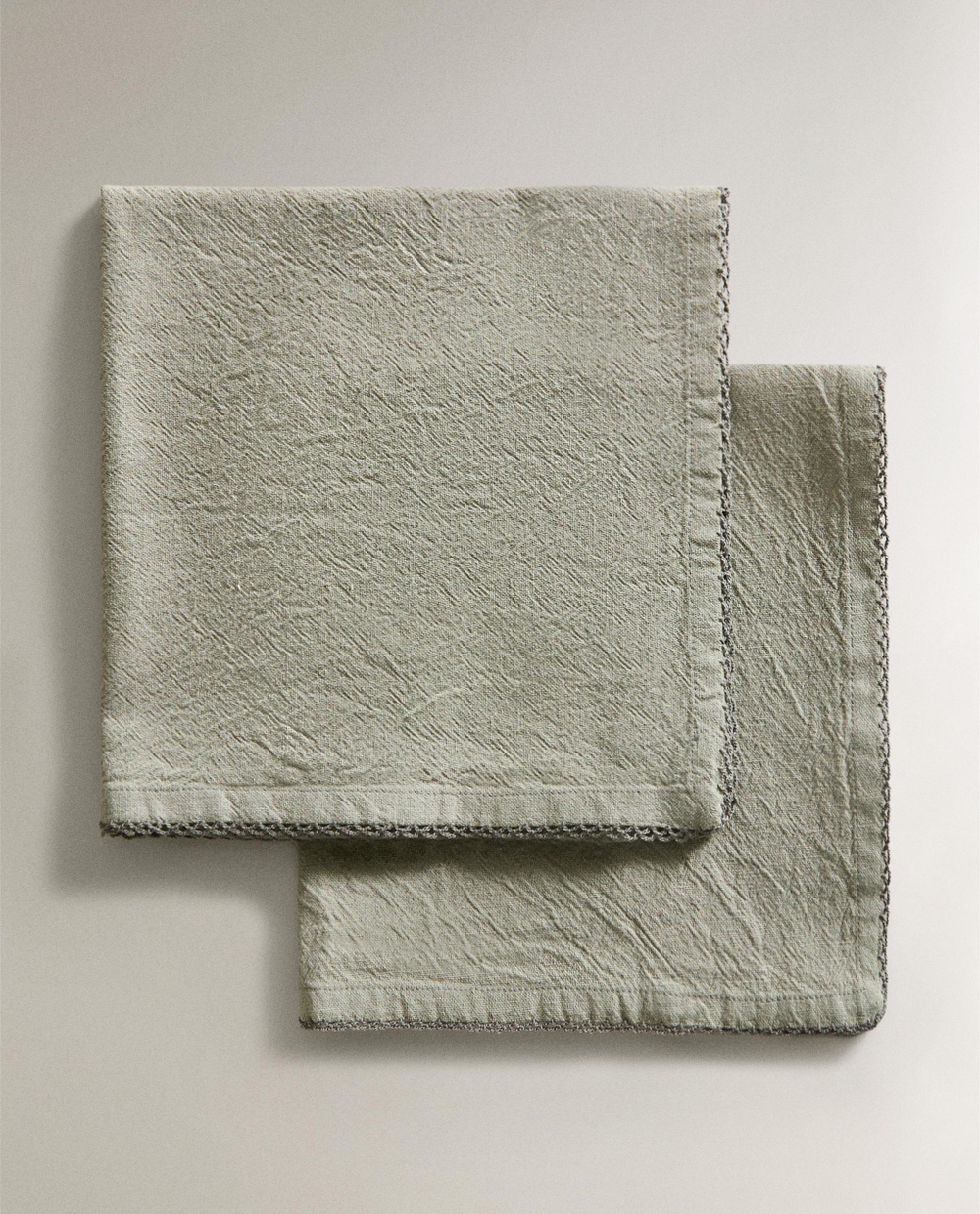 Zara Home столовая салфетка из хлопка, 45 45 см (комплект 2 шт.) · 2276/022