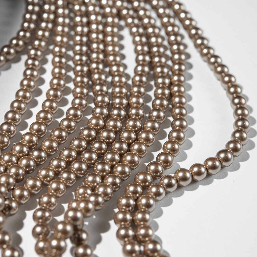 Жемчуг Майорка, оттенок "Antique", шар 6мм, улучшенное покрытие