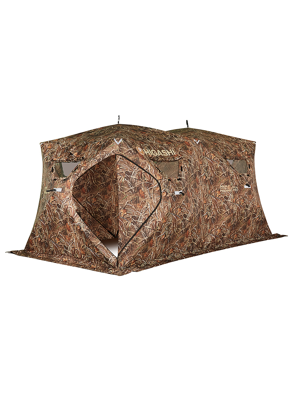 Палатка для зимней рыбалки HIGASHI Double Camo Pyramid Pro