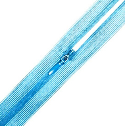 Молния н/р потайная  "Gamma"  / "BLITZ" , 20 см, №180 гр.голубой