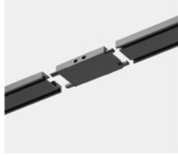 Коннектор прямой Italline Kreator IT09-9028 black