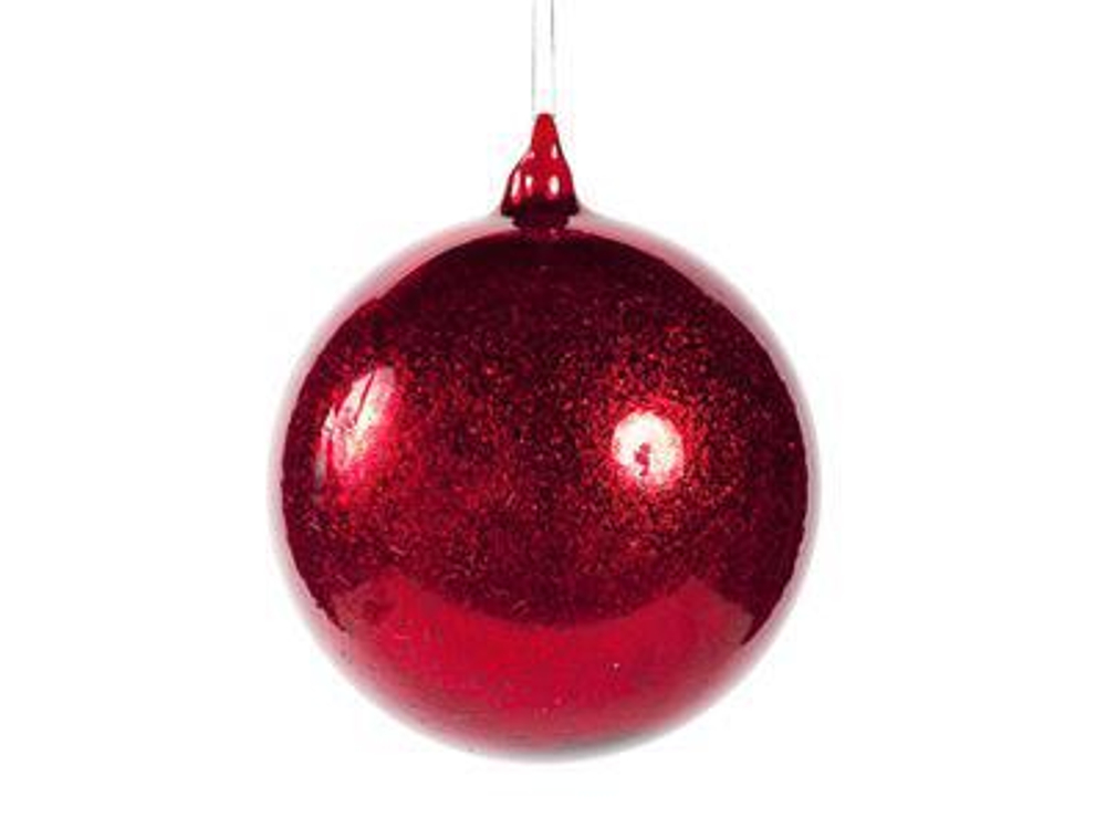 Шар красный, эффект пузырьков [Арт. Р10362]