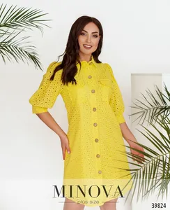 Платье 3147B-ярко-желтый Minova