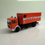 Грузовик MAN F8 со сменным кузовом и системой спасения на воде AB, Пожарная служба