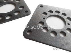 Фланцы крепежные для крепления керамических 9-штырьковых ламповых панелей ПЛК-9 на монтажном шасси / в корпусе купить