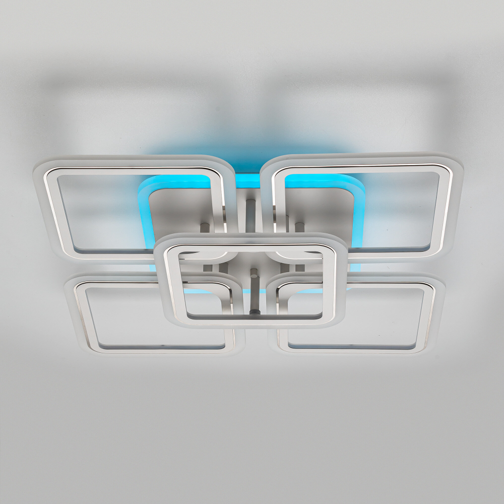 Citilux Марсель Смарт CL232A150E RGB Умная люстра Белая