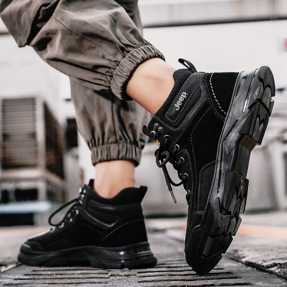 Jeep Casual Work Outdoor Boot 'Black'