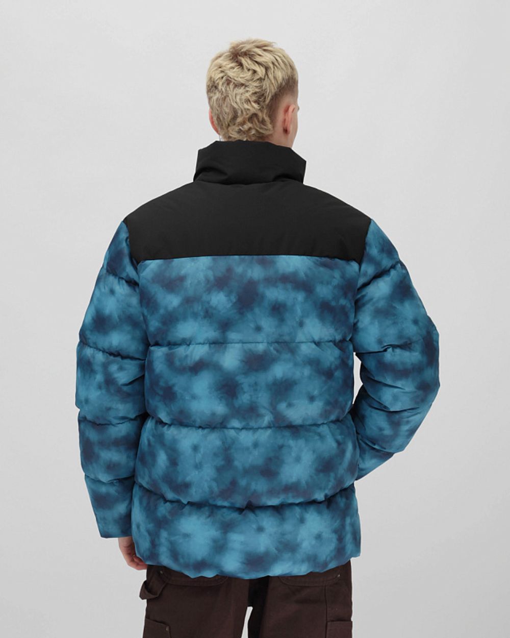 Пуховик Anteater Downjacket Tie Dye Blue